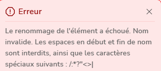 Carac spéciaux