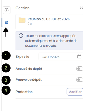 Recevoir des fichiers ou des dossiers depuis votre plateforme de partage_22