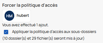Gestion des droits - 07 (application récursive)