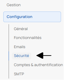 Options de connexion - 02 sécurité