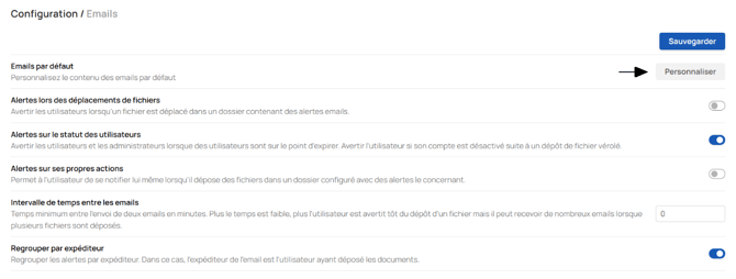 Modifier les mails type - 02 Personnaliser