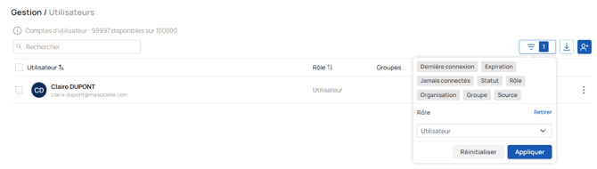 Ajouter un utilisateur - 6 recherche user